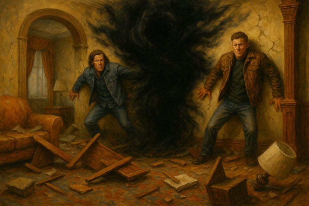 Sam and Dean are facing smokey demon