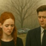 Analina, Sam, and Dean outside chapel for funeral